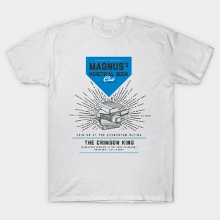 Magnus's Heretical Book Club (Blue/Black) T-Shirt